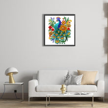 Load image into Gallery viewer, Diamond Painting - Partial Special Shaped - peacock paper painting (30*30CM)
