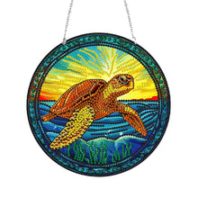 Load image into Gallery viewer, DIY Crystal Rhinestone Pendants Handmade Turtle Diamond Dots Art Decoration Gift

