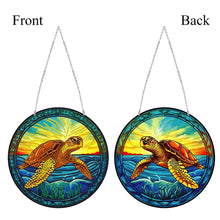 Load image into Gallery viewer, DIY Crystal Rhinestone Pendants Handmade Turtle Diamond Dots Art Decoration Gift
