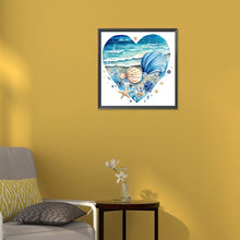 Load image into Gallery viewer, Diamond Painting - Full Round - love starfish (30*30CM)

