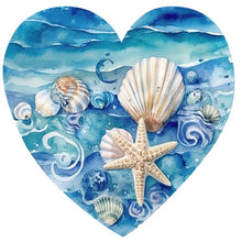 Load image into Gallery viewer, Diamond Painting - Full Round - love starfish (30*30CM)
