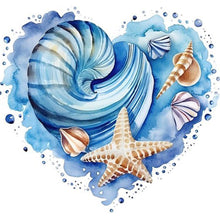 Load image into Gallery viewer, Diamond Painting - Full Round - love starfish (30*30CM)
