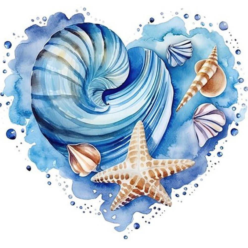 Diamond Painting - Full Round - love starfish (30*30CM)