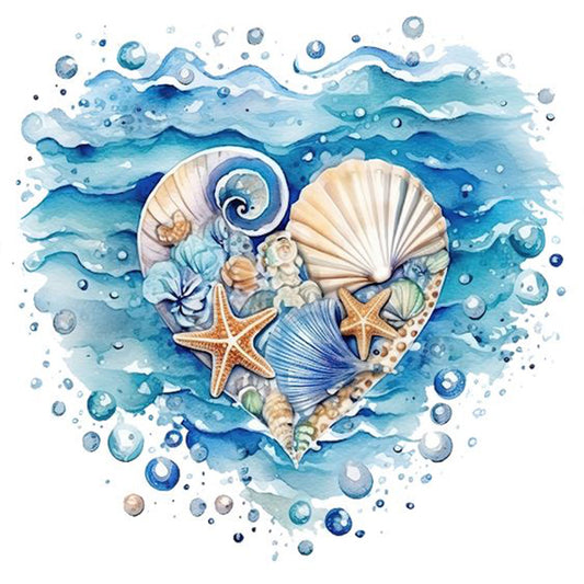 Diamond Painting - Full Round - love starfish (30*30CM)