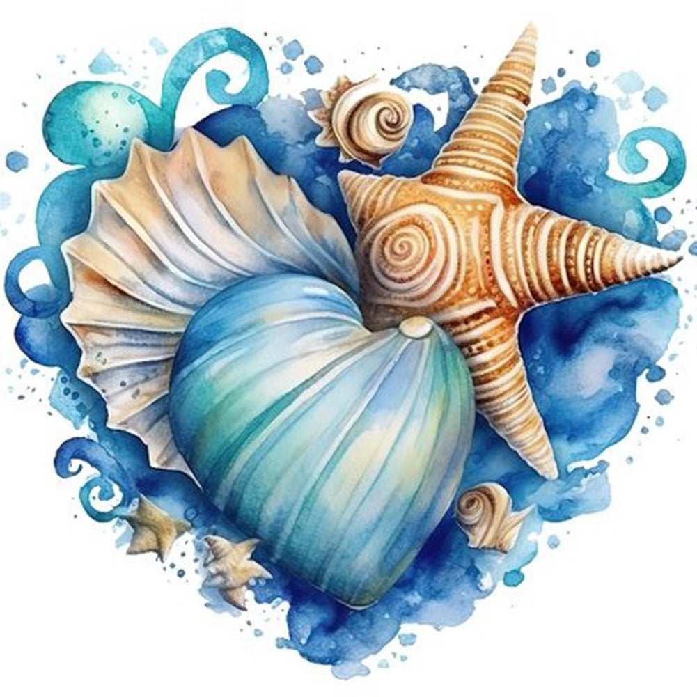 Diamond Painting - Full Round - love starfish (30*30CM)