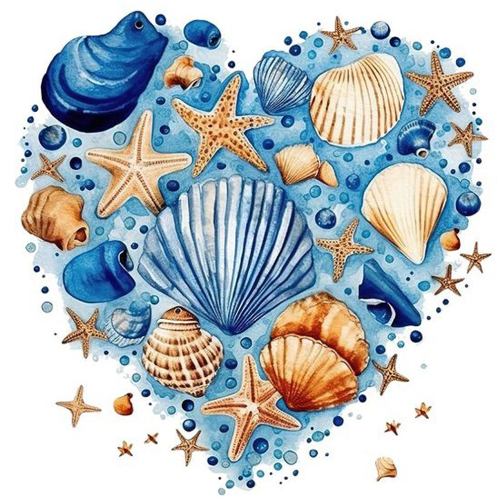 Diamond Painting - Full Round - love starfish (30*30CM)