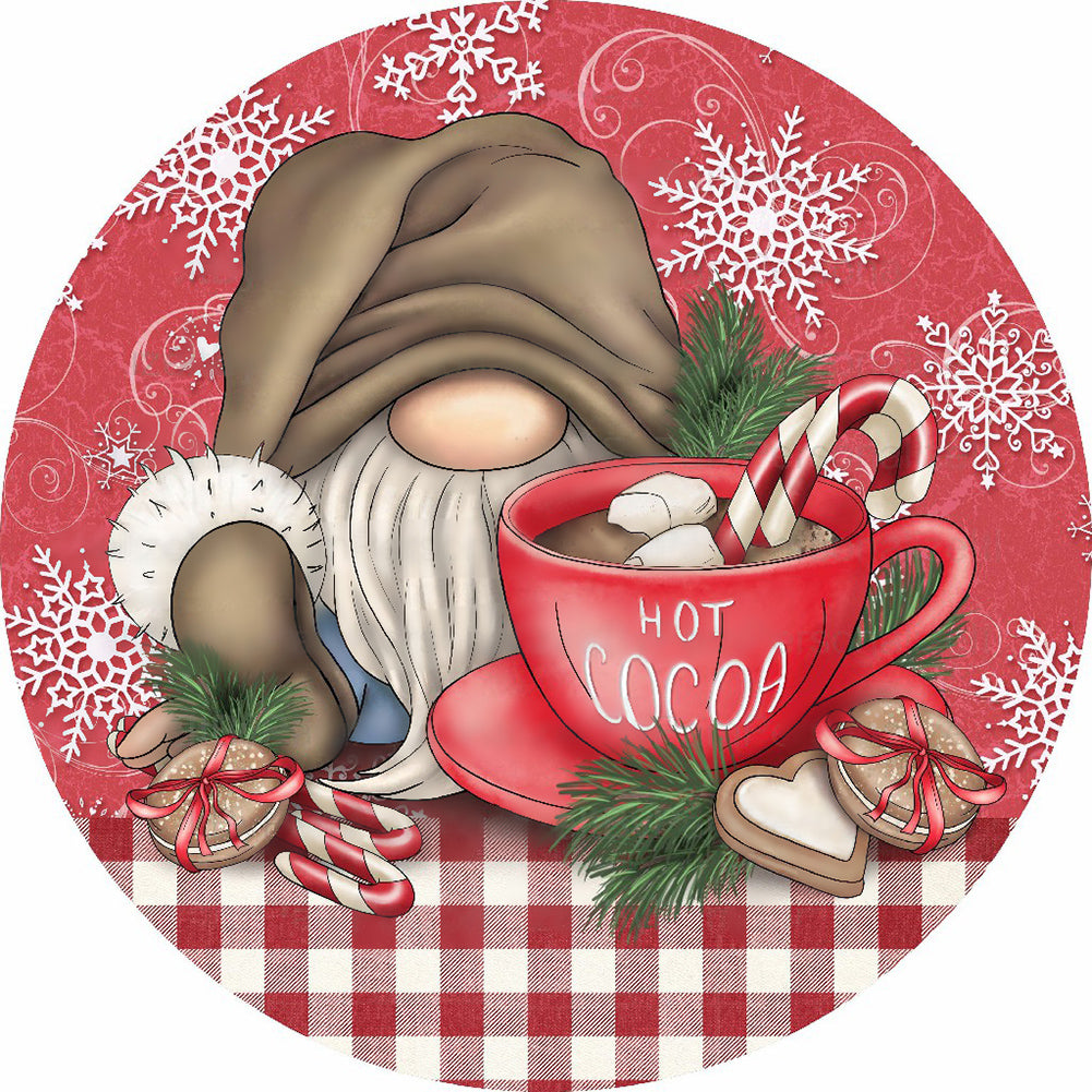 Diamond Painting - Full Round - christmas gnome (30*30CM)