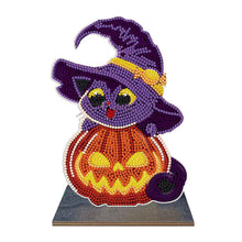 Load image into Gallery viewer, Crystal Diamond Ornament Wooden Point Drilling Ornament Kids Gift (GH083)
