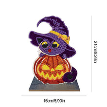 Load image into Gallery viewer, Crystal Diamond Ornament Wooden Point Drilling Ornament Kids Gift (GH083)
