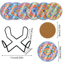 Load image into Gallery viewer, 6pcs Coaster Set Holiday Christmas DIY for Adults and Beginners Waterproof Coaster (BDZ01)
