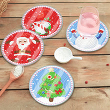 Load image into Gallery viewer, 6pcs Coaster Set Holiday Christmas DIY for Adults and Beginners Waterproof Coaster (BDZ04)
