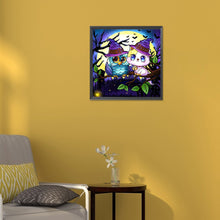 Load image into Gallery viewer, Diamond Painting - Full Round - halloween jack-o-lantern (30*30CM)
