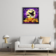 Load image into Gallery viewer, Diamond Painting - Full Round - halloween jack-o-lantern (30*30CM)
