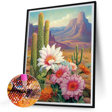 Load image into Gallery viewer, Diamond Painting - Full Round - desert cactus flower (30*40CM)
