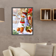 Load image into Gallery viewer, Diamond Painting - Full Round - Christmas snowman (30*40CM)
