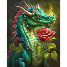 Load image into Gallery viewer, AB Diamond Painting - Full Round - rose pterosaur (40*50CM)
