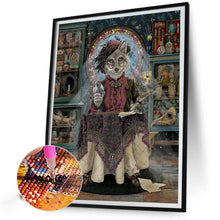 Load image into Gallery viewer, AB Diamond Painting - Full Round - aristocratic royal wolf (40*50CM)
