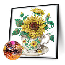Load image into Gallery viewer, Diamond Painting - Partial Special Shaped - sunflower (30*30CM)
