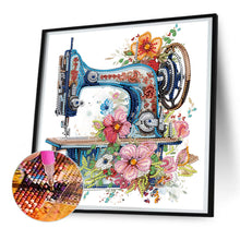 Load image into Gallery viewer, Diamond Painting - Partial Special Shaped - sewing machine (30*30CM)
