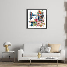Load image into Gallery viewer, Diamond Painting - Partial Special Shaped - sewing machine (30*30CM)
