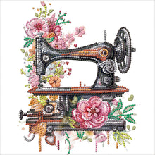 Load image into Gallery viewer, Diamond Painting - Partial Special Shaped - sewing machine (30*30CM)
