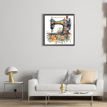 Load image into Gallery viewer, Diamond Painting - Partial Special Shaped - sewing machine (30*30CM)

