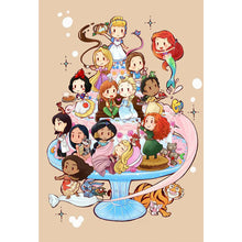 Load image into Gallery viewer, Diamond Painting - Full Round - Disney Princess (50*70CM)
