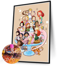 Load image into Gallery viewer, Diamond Painting - Full Round - Disney Princess (50*70CM)
