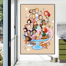Load image into Gallery viewer, Diamond Painting - Full Round - Disney Princess (50*70CM)
