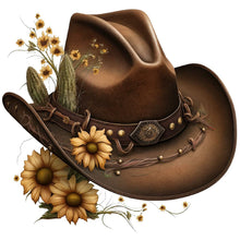 Load image into Gallery viewer, 2pcs Diamond Painting Set - Cowboy hat (30*30CM)
