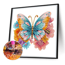 Load image into Gallery viewer, Diamond Painting - Partial Special Shaped - garden butterfly (30*30CM)
