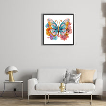 Load image into Gallery viewer, Diamond Painting - Partial Special Shaped - garden butterfly (30*30CM)
