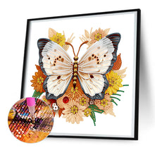 Load image into Gallery viewer, Diamond Painting - Partial Special Shaped - garden butterfly (30*30CM)

