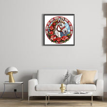Load image into Gallery viewer, Diamond Painting - Full Round - Christmas saffron horse glass painting (30*30CM)
