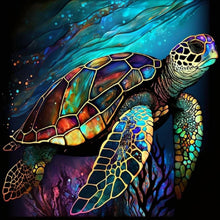 Load image into Gallery viewer, Diamond Painting - Full Round - sea turtle (30*30CM)
