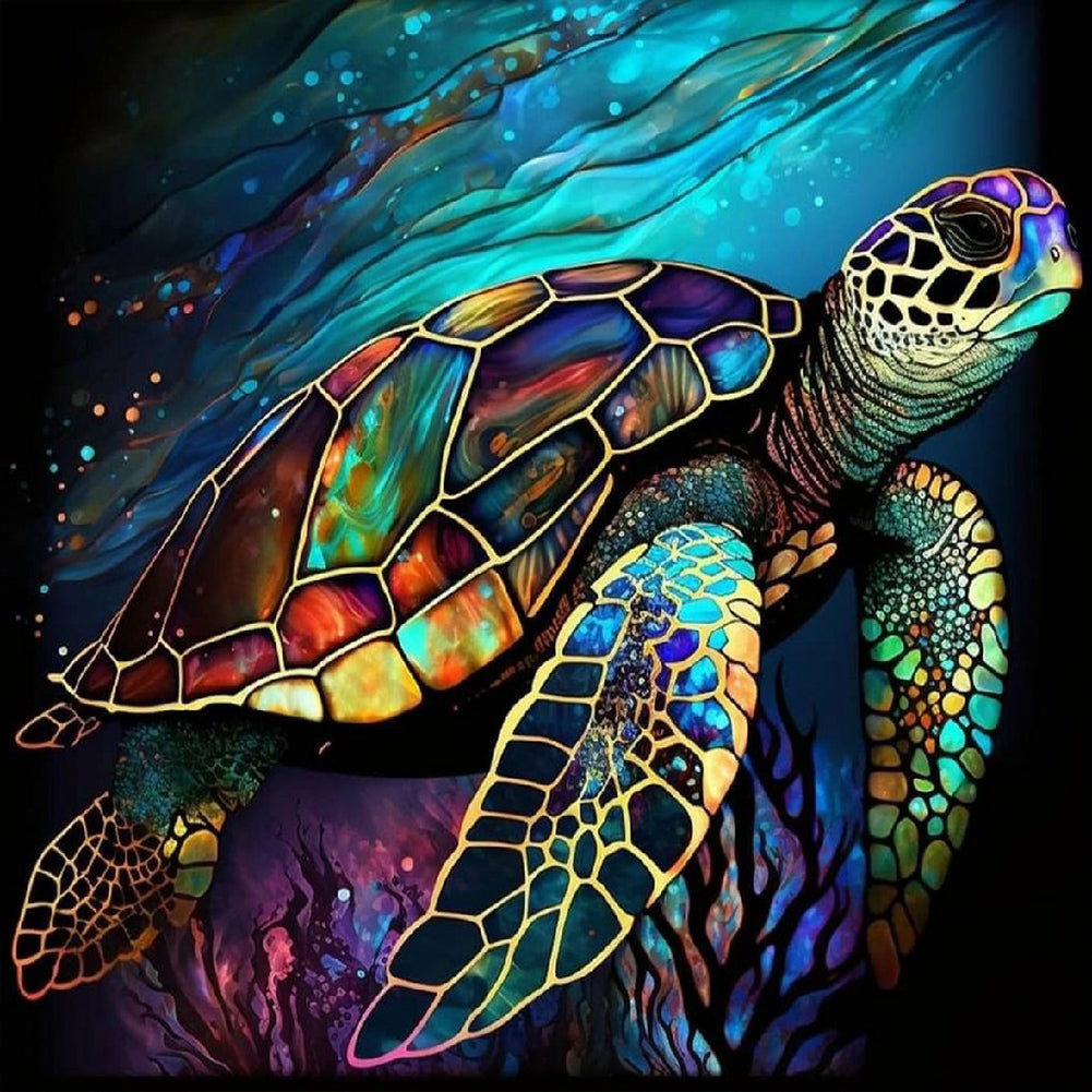 Diamond Painting - Full Round - sea turtle (30*30CM)
