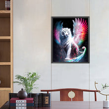 Load image into Gallery viewer, AB Diamond Painting - Full Round - tiger with wings (40*50CM)
