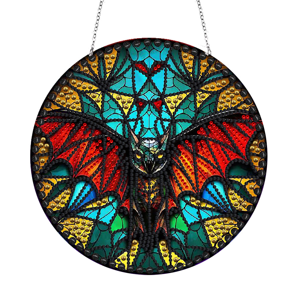 DIY Diamond Dots Art Cool Home Garden Decoration (Bat)