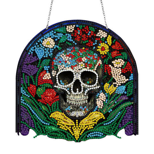 DIY Diamond Dots Art Cool Home Garden Decoration (Human Skeleton)