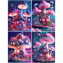 Load image into Gallery viewer, 4pcs Diamond Painting Set - fantasy mushroom (30*40CM)
