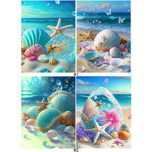 Load image into Gallery viewer, 4pcs Diamond Painting Set - dream beach (30*40CM)
