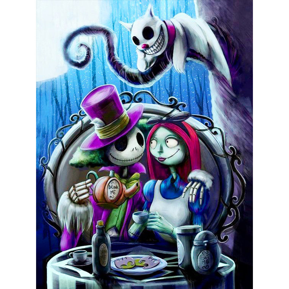 Diamond Painting - Full Round - cos world line's night terror before christmas (30*40CM)