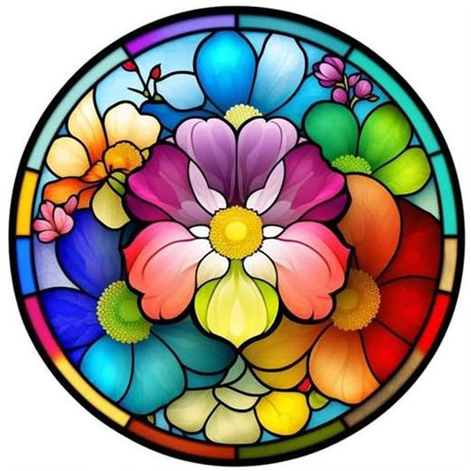 AB Diamond Painting - Full Round - glass painting (40*40CM)