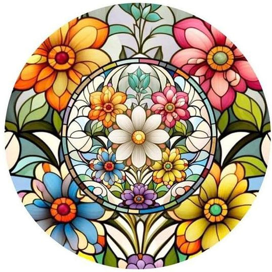 AB Diamond Painting - Full Round - glass painting (40*40CM)