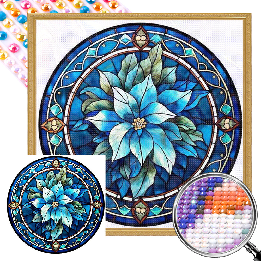 AB Diamond Painting - Full Round - glass painting (40*40CM)