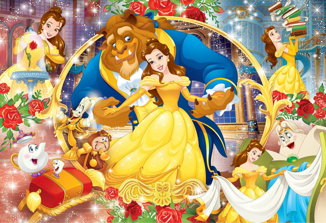 Diamond Painting - Full Round - Disney Princess bell beauty and the beast (50*30CM)