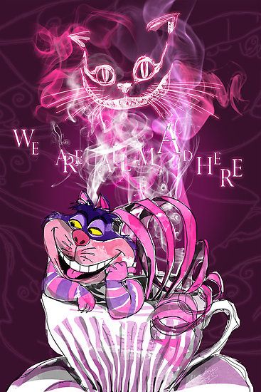 Diamond Painting - Full Round - Disney Cartoon The Cheshire Cat (30*50CM)