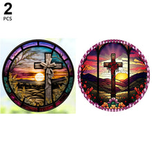 Load image into Gallery viewer, 2pcs Diamond Painting Set - dawn cross (30*30CM)
