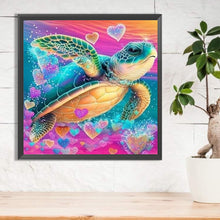 Load image into Gallery viewer, 2pcs Diamond Painting Set - colored sea turtle (30*30CM)
