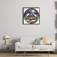 Load image into Gallery viewer, Diamond Painting - Full Round - christmas holiday card painting (30*30CM)
